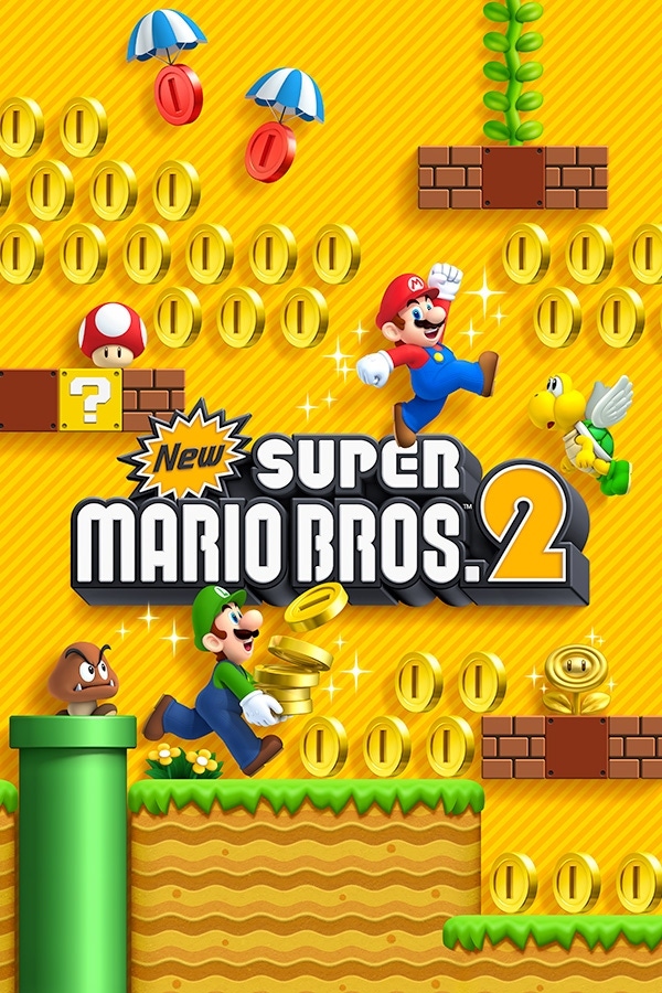 New Super Mario Bros. 2 Box Art