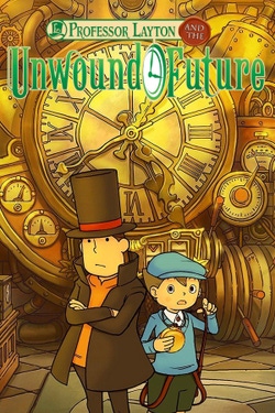 Professor Layton and the Unwound Future Box Art