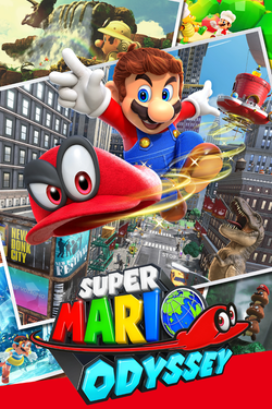 Super Mario Odyssey Box Art